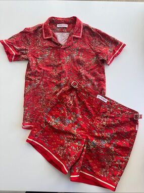 🇬🇧ORLEBAR BROWN KIDS Boys Floral Swim shirts and matching shirt, size 12